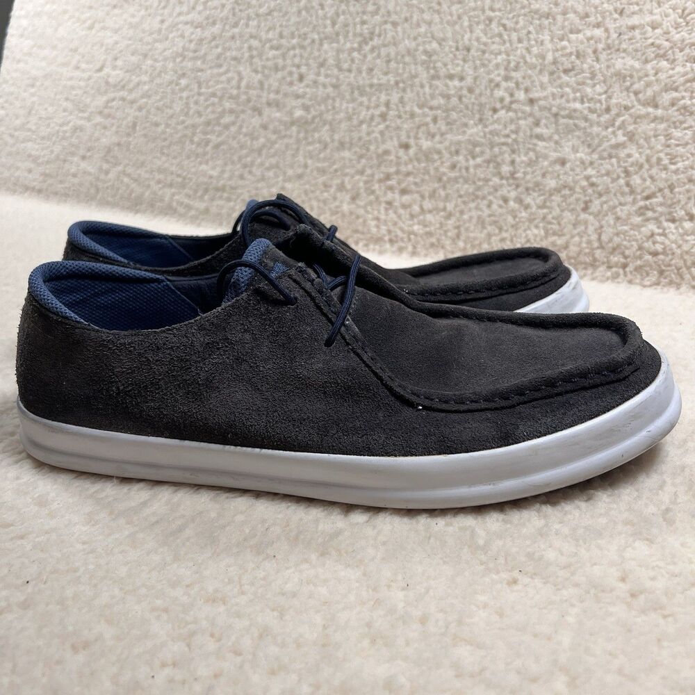 CAMPER Men's Shoes Leather Casual Lace Up Comfort Navy Made in Spain Size 10.5